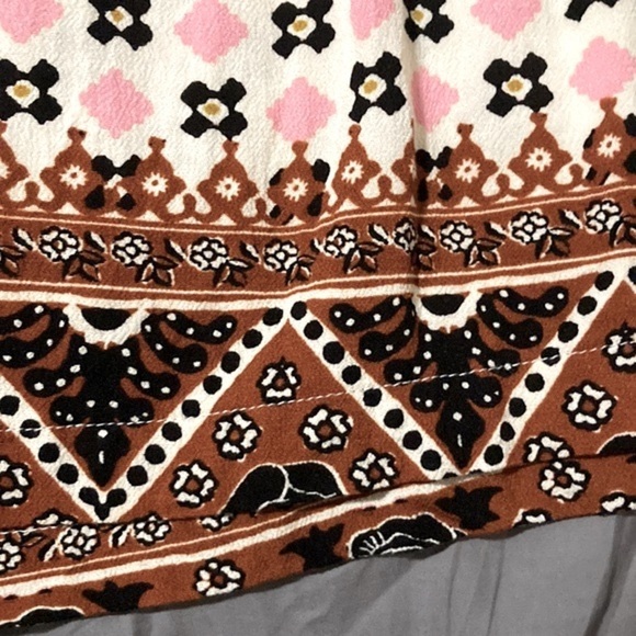 Free People Gorgeous Boho Tunic Top/Mini Dress Size Large - Picture 6 of 8